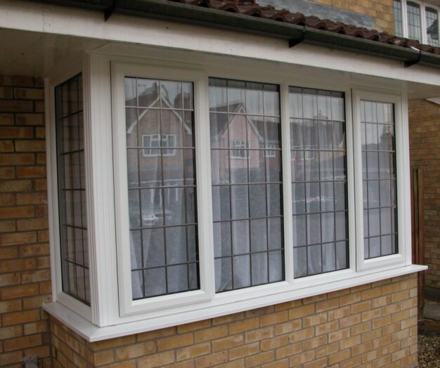 Bay UPVC Window with Leaded Lights From FCDHomeImprovements.co.uk